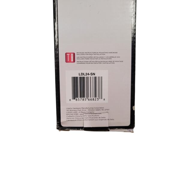 Delta Lindall LDL24-SN 24 in. Wall Mounted Towel Bar - Picture 4 of 4